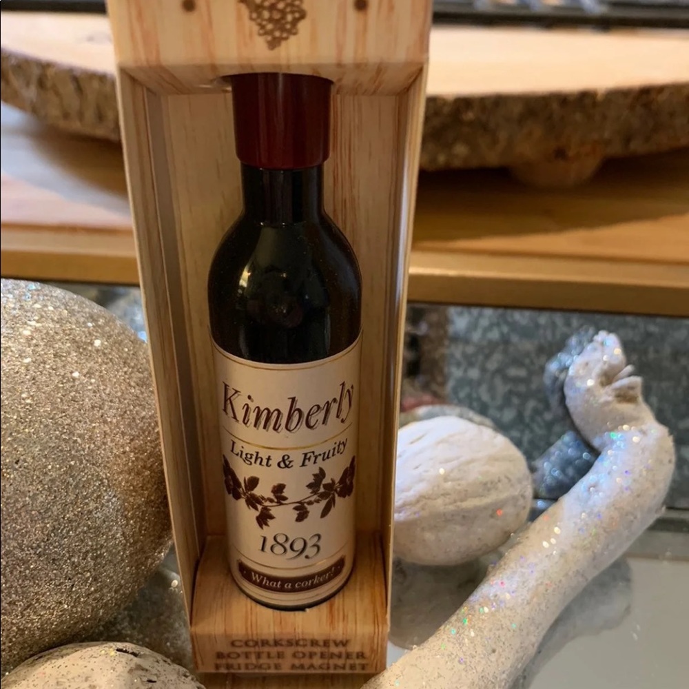 Personalize wine bottle opener